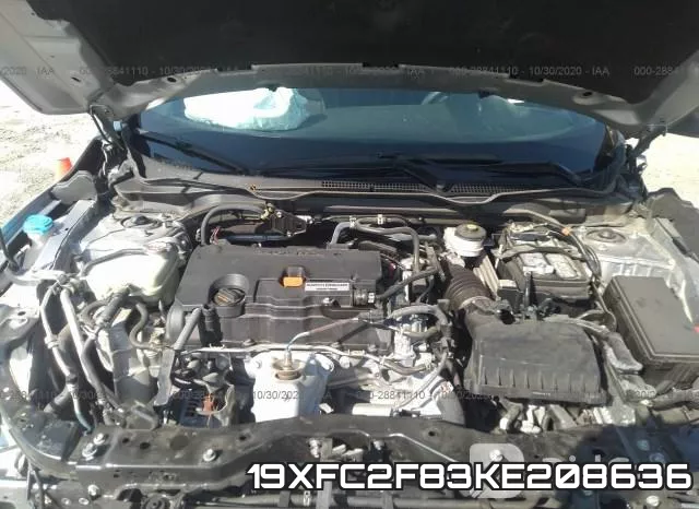 19XFC2F83KE208636 фото 2