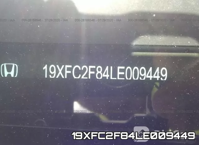 19XFC2F84LE009449 фото 10