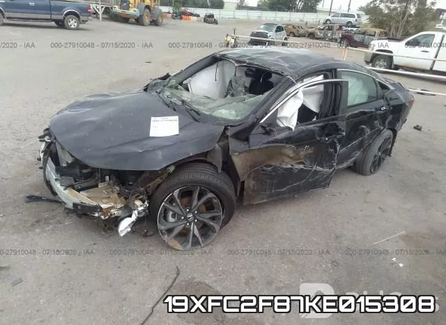 19XFC2F87KE015308 фото 3