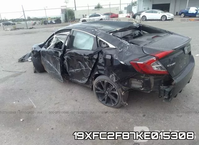 19XFC2F87KE015308 фото 4