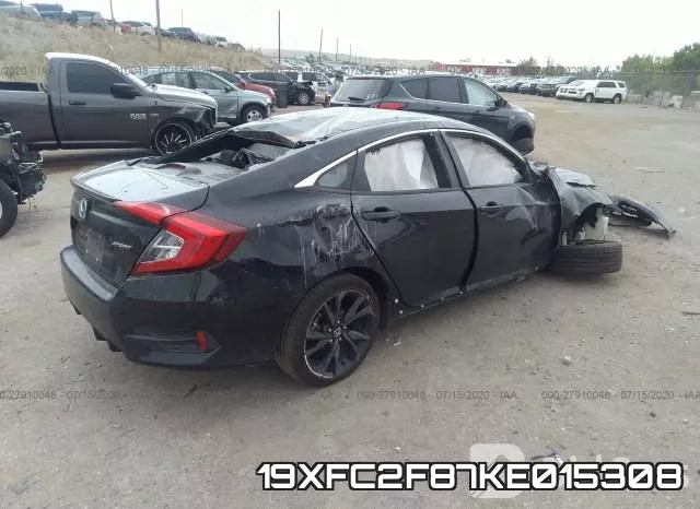 19XFC2F87KE015308 фото 5