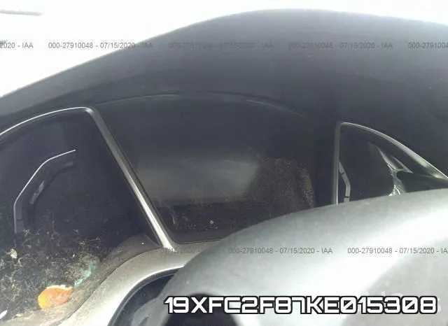 19XFC2F87KE015308 фото 8