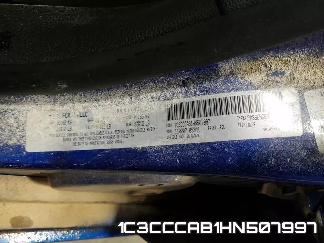 1C3CCCAB1HN507997 фото 2