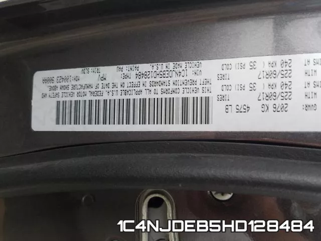 1C4NJDEB5HD128484 фото 2
