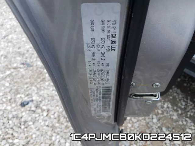 1C4PJMCB0KD224512 фото 2