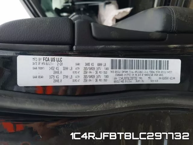 1C4RJFBT8LC297732 фото 2
