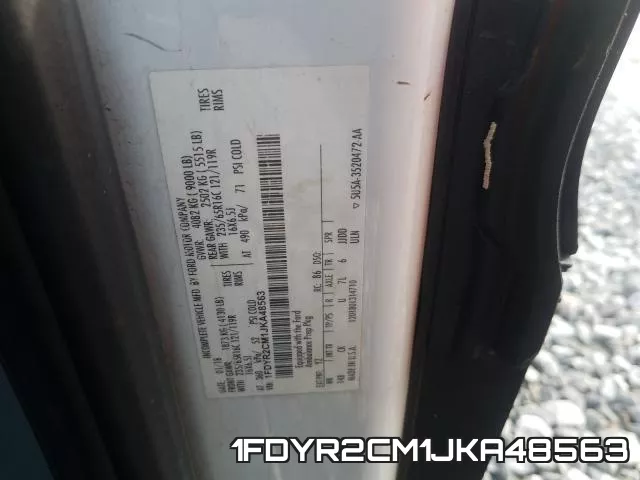 1FDYR2CM1JKA48563 фото 2