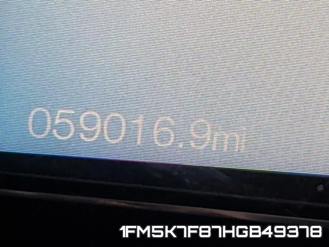 1FM5K7F87HGB49378 фото 9