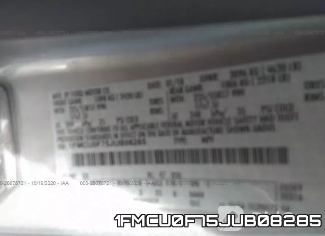 1FMCU0F75JUB08285 фото 10