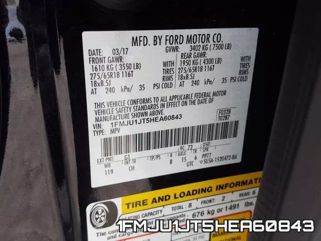 1FMJU1JT5HEA60843 фото 2