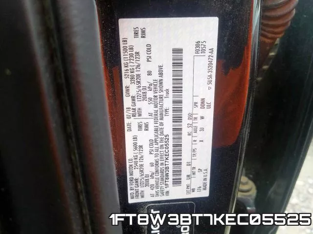 1FT8W3BT7KEC05525 фото 2