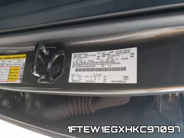 1FTEW1EGXHKC97097 фото 2