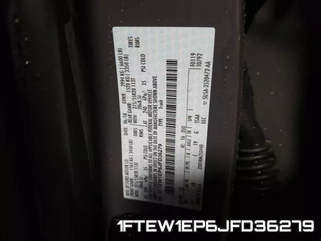 1FTEW1EP6JFD36279 фото 2