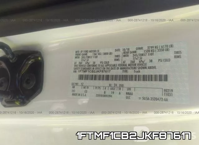 1FTMF1CB2JKF87617 фото 10