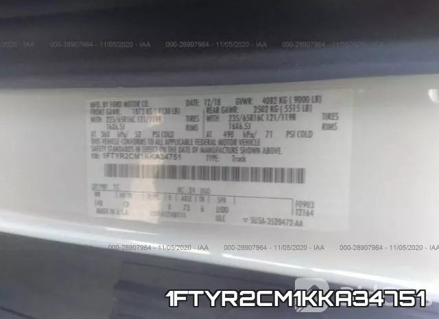1FTYR2CM1KKA34751 фото 10