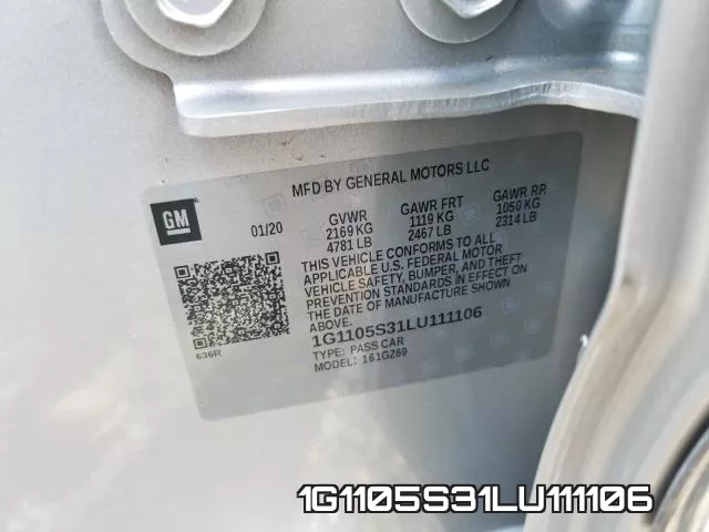 1G1105S31LU111106 фото 2