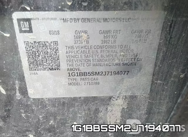 1G1BB5SM2J7194077 фото 10
