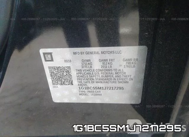 1G1BC5SM1J7217295 фото 10
