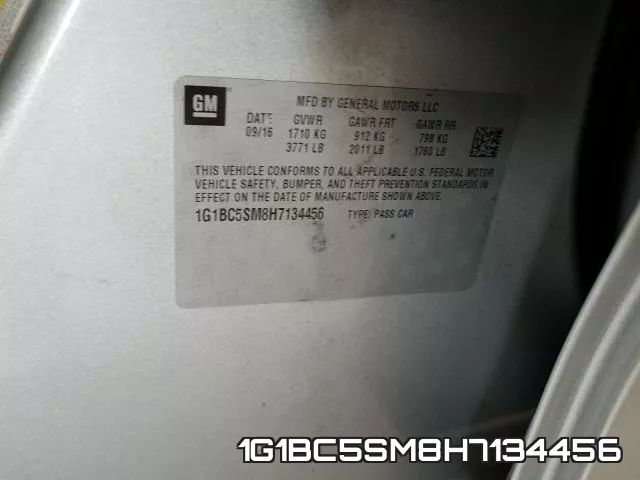 1G1BC5SM8H7134456 фото 2