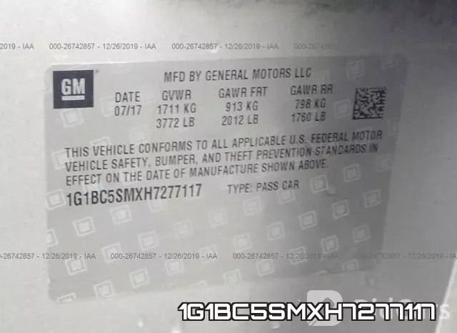 1G1BC5SMXH7277117 фото 10