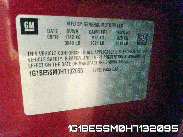 1G1BE5SM0H7132095 фото 2
