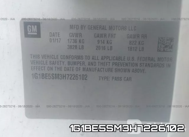 1G1BE5SM3H7226102 фото 10