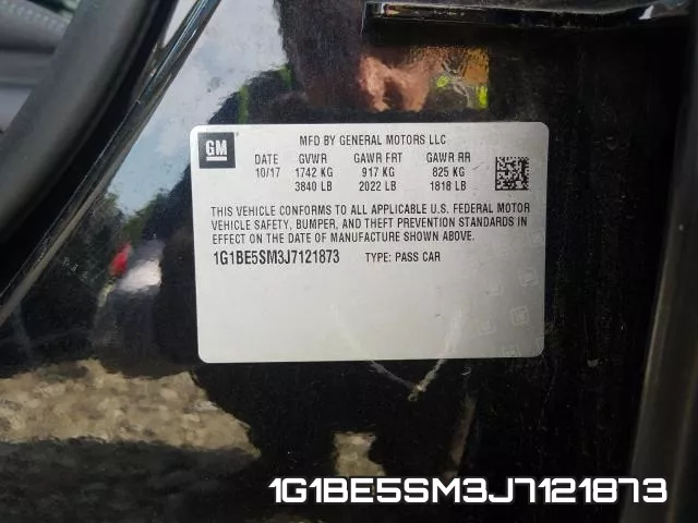 1G1BE5SM3J7121873 фото 2