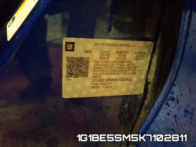 1G1BE5SM5K7102811 фото 2