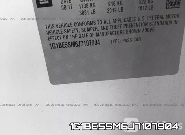 1G1BE5SM6J7107904 фото 10