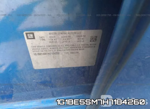 1G1BE5SM7H7184260 фото 10