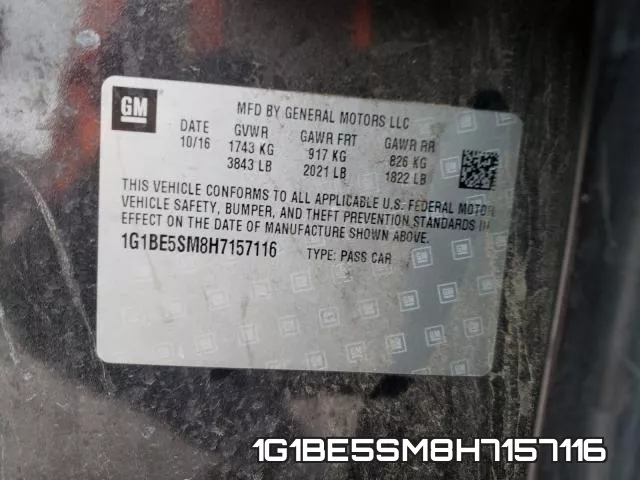 1G1BE5SM8H7157116 фото 2