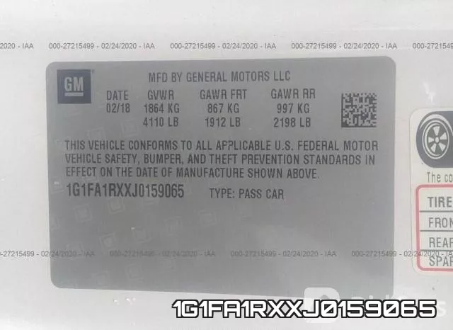 1G1FA1RXXJ0159065 фото 10