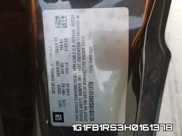 1G1FB1RS3H0161378 фото 2