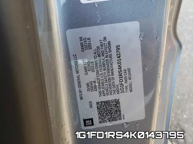 1G1FD1RS4K0143795 фото 2
