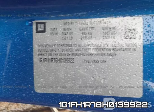 1G1FH1R78H0139922 фото 10