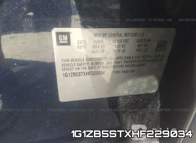 1G1ZB5STXHF229034 фото 10