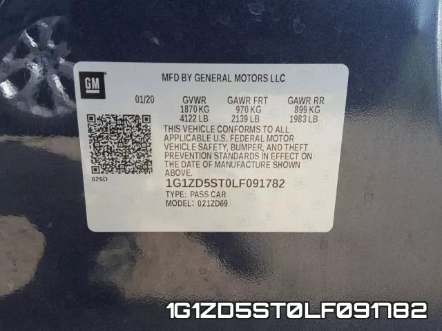 1G1ZD5ST0LF091782 фото 2