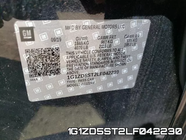 1G1ZD5ST2LF042230 фото 2