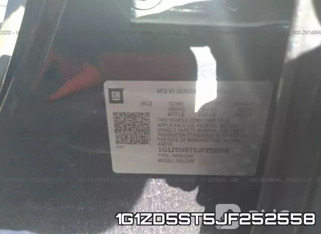 1G1ZD5ST5JF252558 фото 10