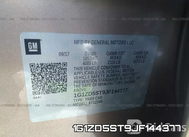 1G1ZD5ST9JF144377 фото 10