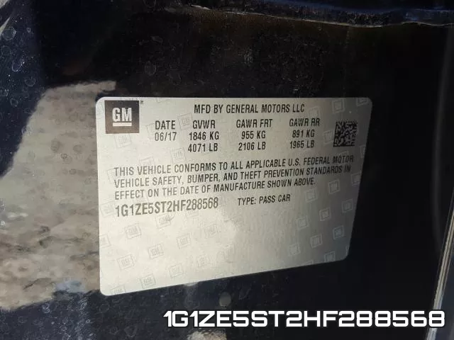 1G1ZE5ST2HF288568 фото 2