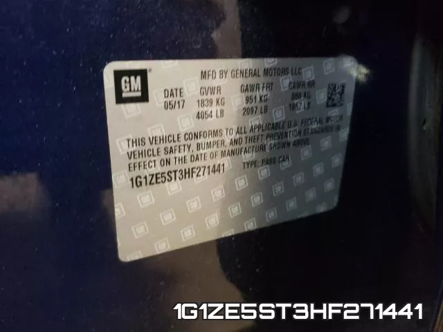 1G1ZE5ST3HF271441 фото 2