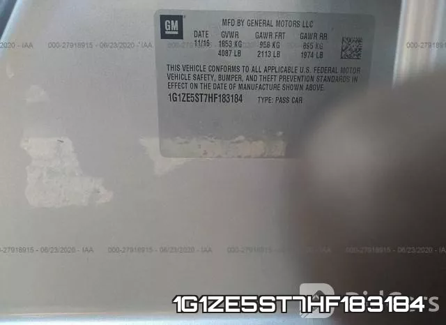 1G1ZE5ST7HF183184 фото 10
