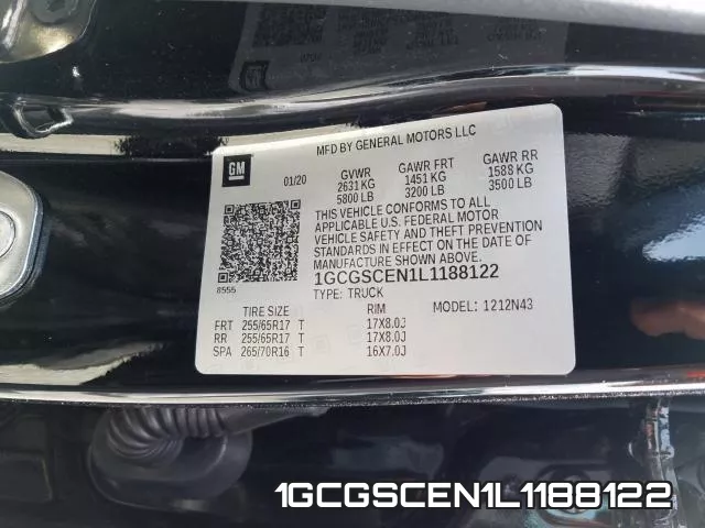 1GCGSCEN1L1188122 фото 2