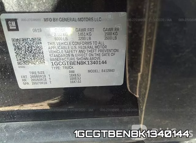 1GCGTBEN8K1340144 фото 10