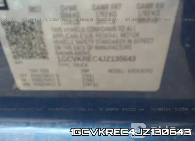 1GCVKREC4JZ130643 фото 10
