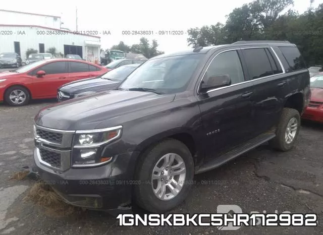 1GNSKBKC5HR172982 фото 3