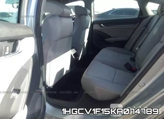 1HGCV1F15KA074789 фото 9