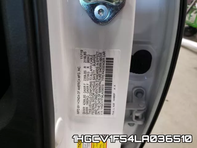 1HGCV1F54LA036510 фото 2