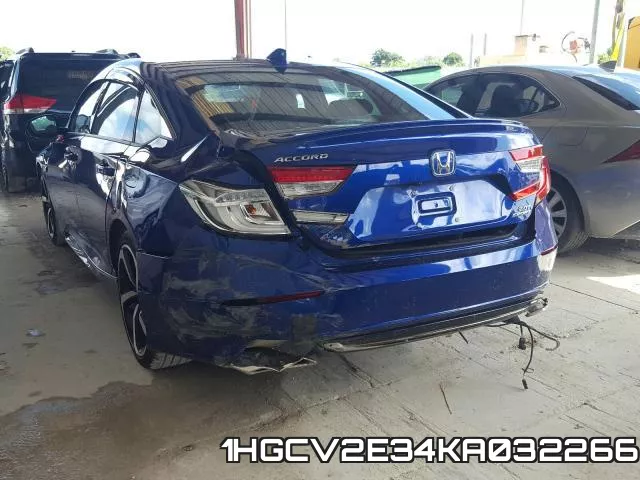 1HGCV2E34KA032266 фото 4